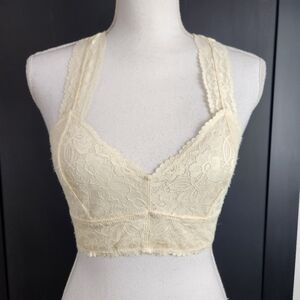 INTIMATELY Free People Off White Bralette Size Small